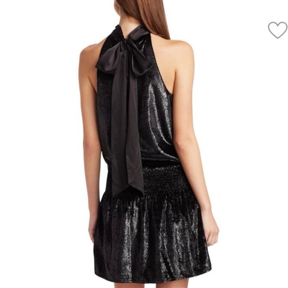 Beautiful black velvet Ramy Brook Lori dress, size S. Like new condition. - Picture 2 of 11